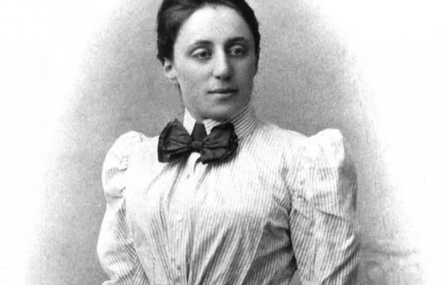Classic historical portrait included in the Emmy Noether Biography to illustrate her early life