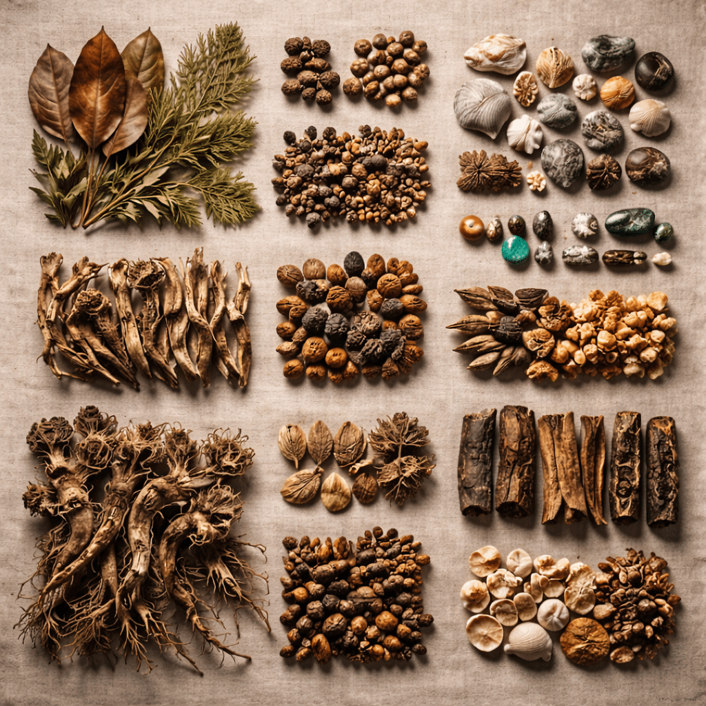 Li Shizhen classification system shown through organized natural specimens